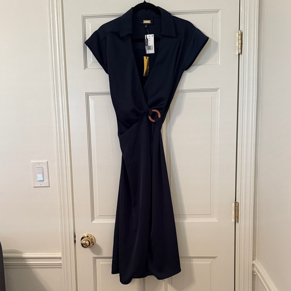 Alexia Admor Deep Blue Midi Dress